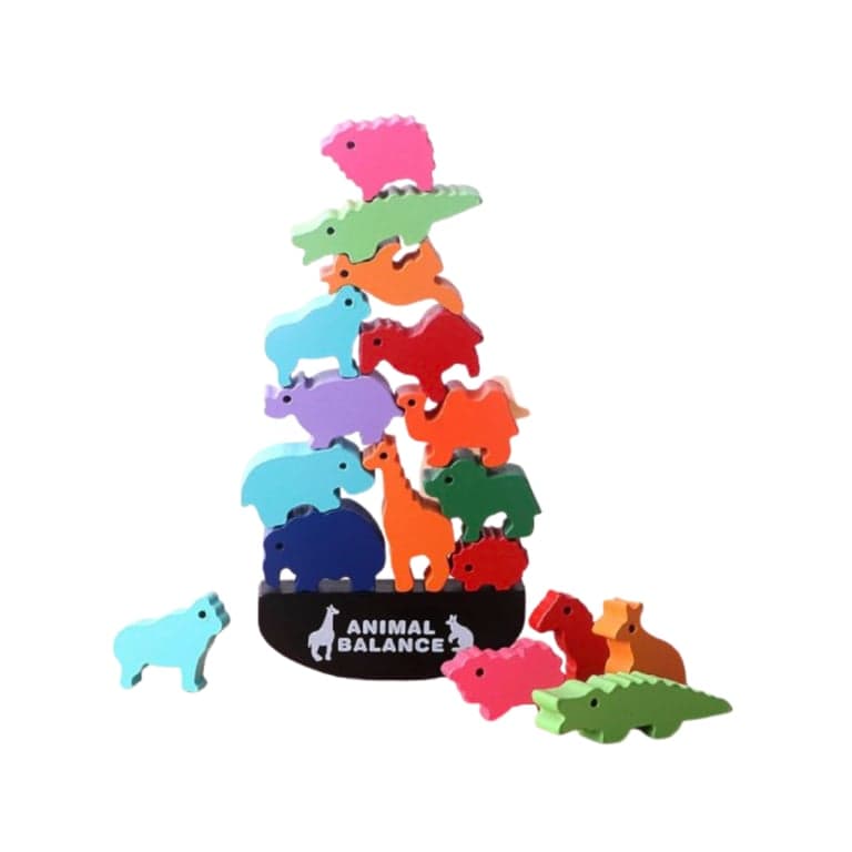 GIGIPIG Wooden Stacking Balance Toy Animal