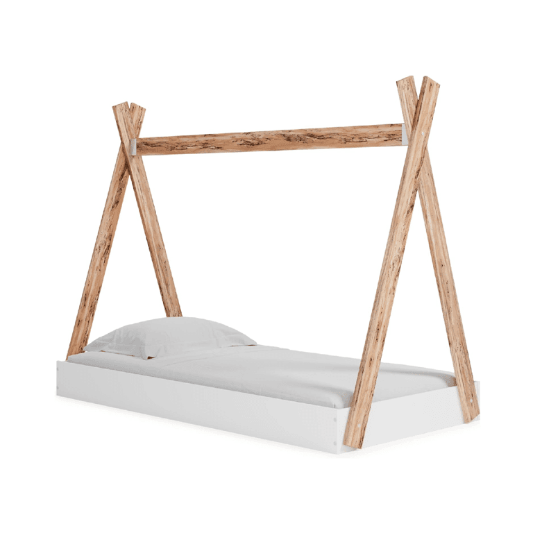 Ashley Piperton Twin Size Floor Bed Teepee White