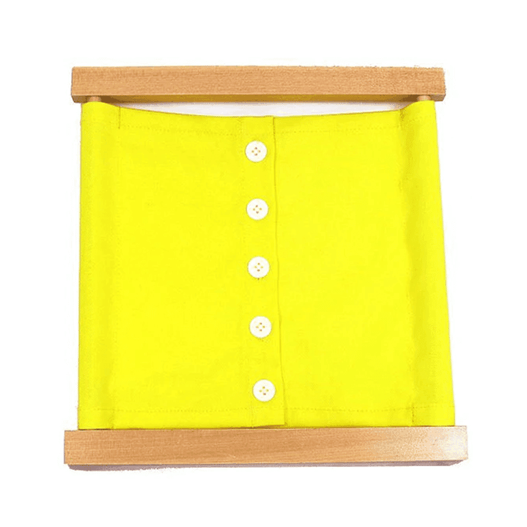 Pink Montessori Premium Small Buttons Dressing Frame