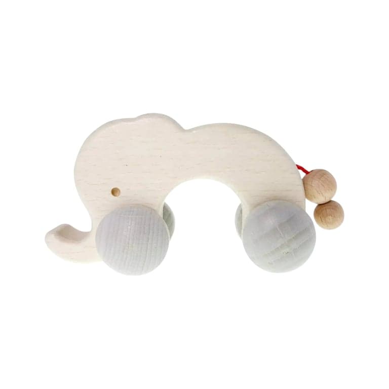 Hess-Spielzeug Rolli Elephant Natural Blue