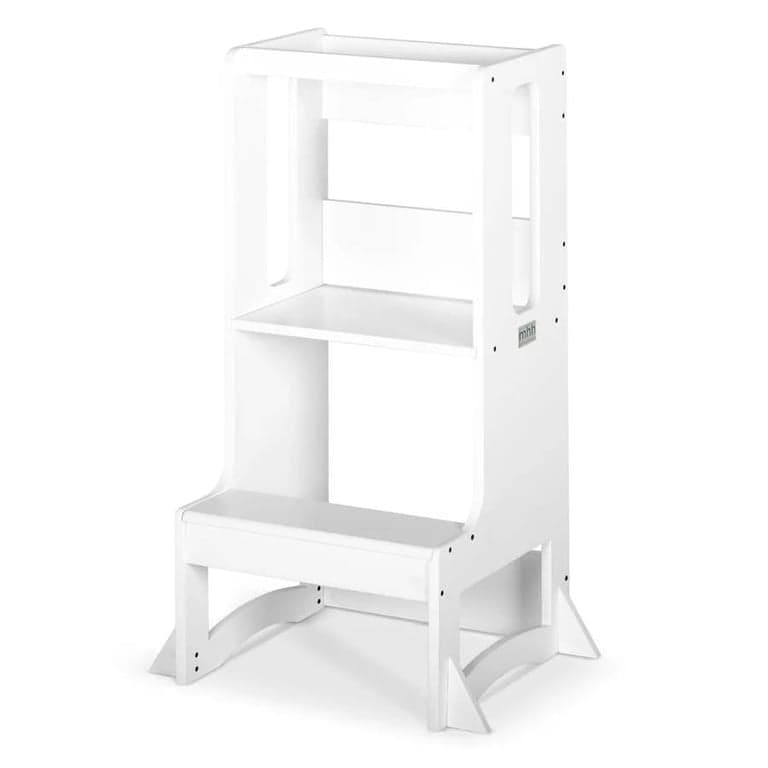 My Happy Helpers FISSO 2.0 Slimline Toddler Tower With Magnetic Board White