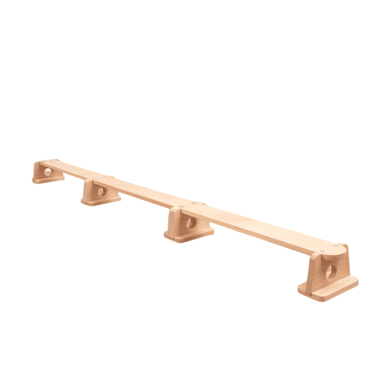 Wood and Hearts Balance Beam Straight