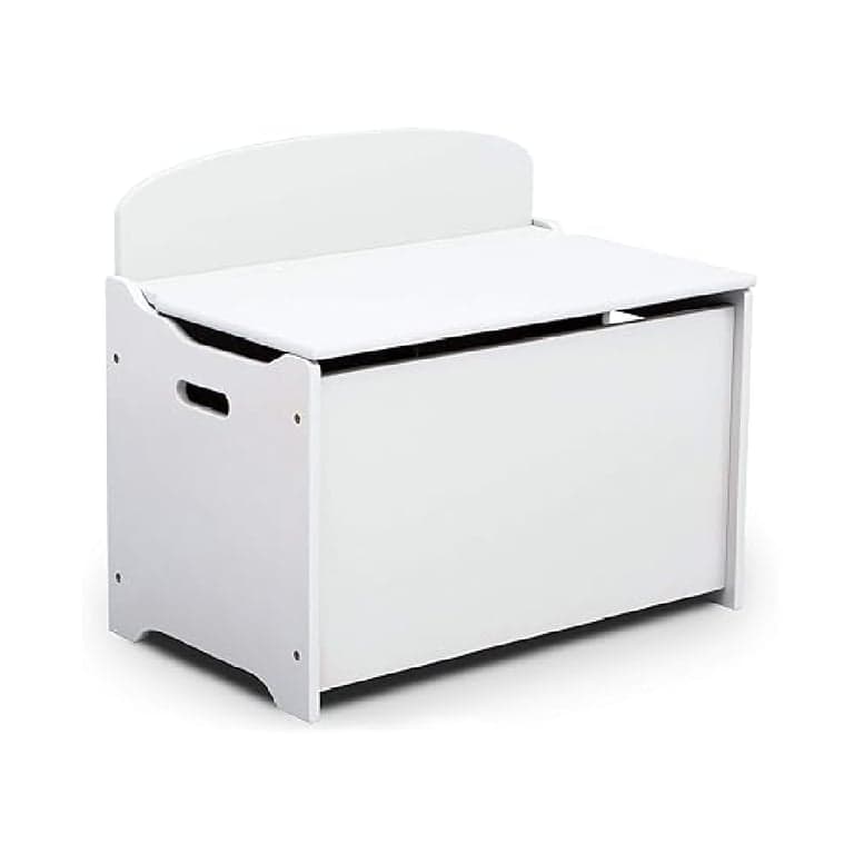 Delta Children Storage Bench MySize Deluxe Bianca White