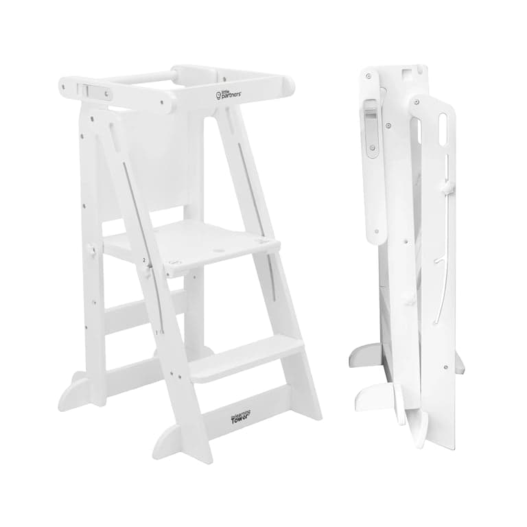 Little Partners Learn 'N Fold Learning Tower Soft White