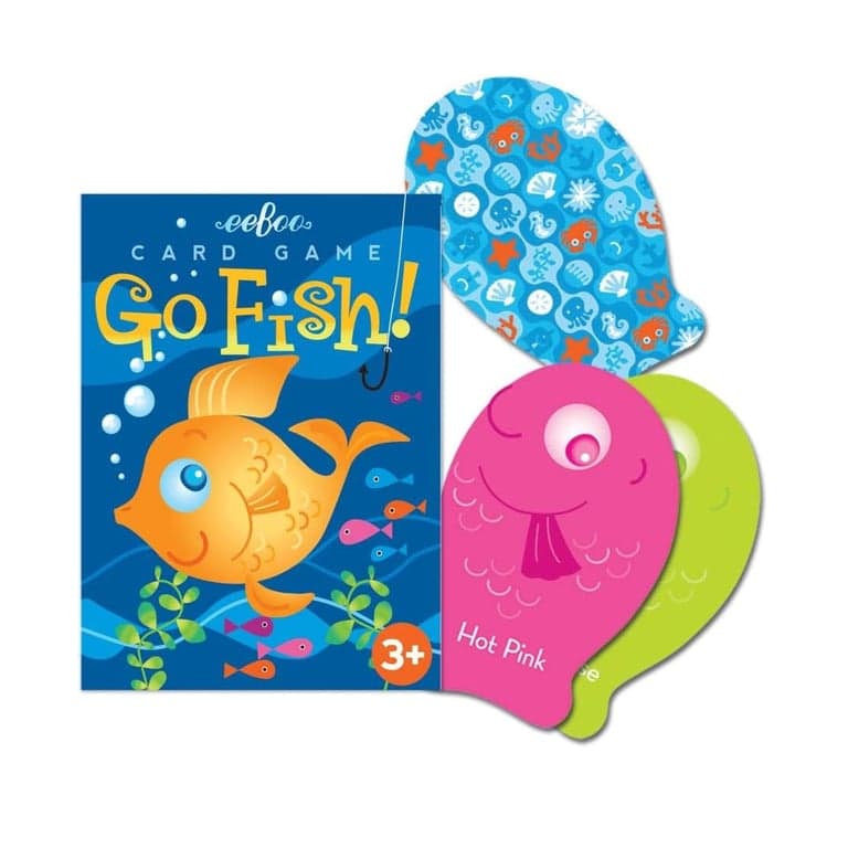 eeBoo Color Go Fish Playing Card Game