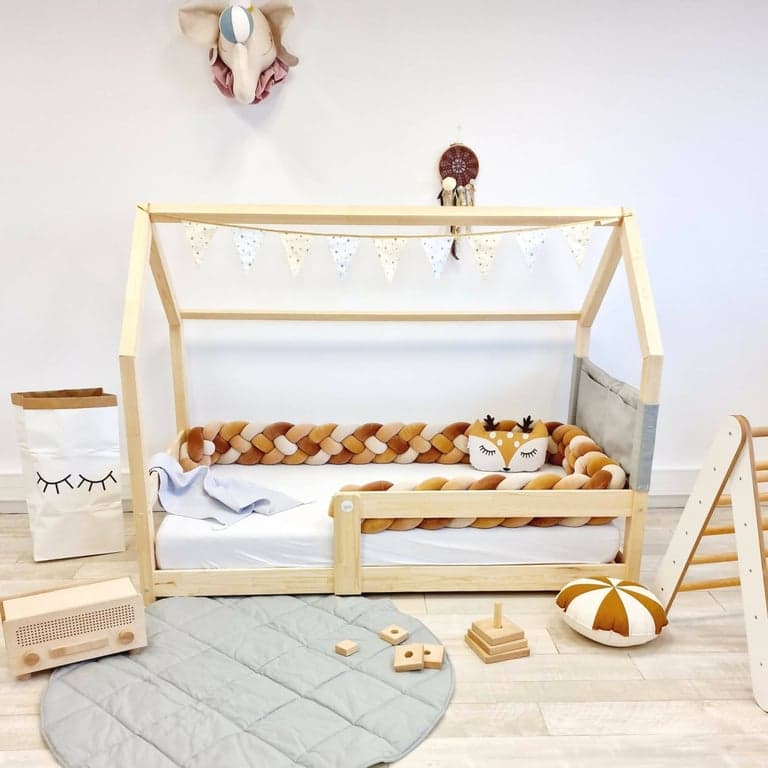 Mia&Lou Lit maison Mia Naturel 160 x 200 cm