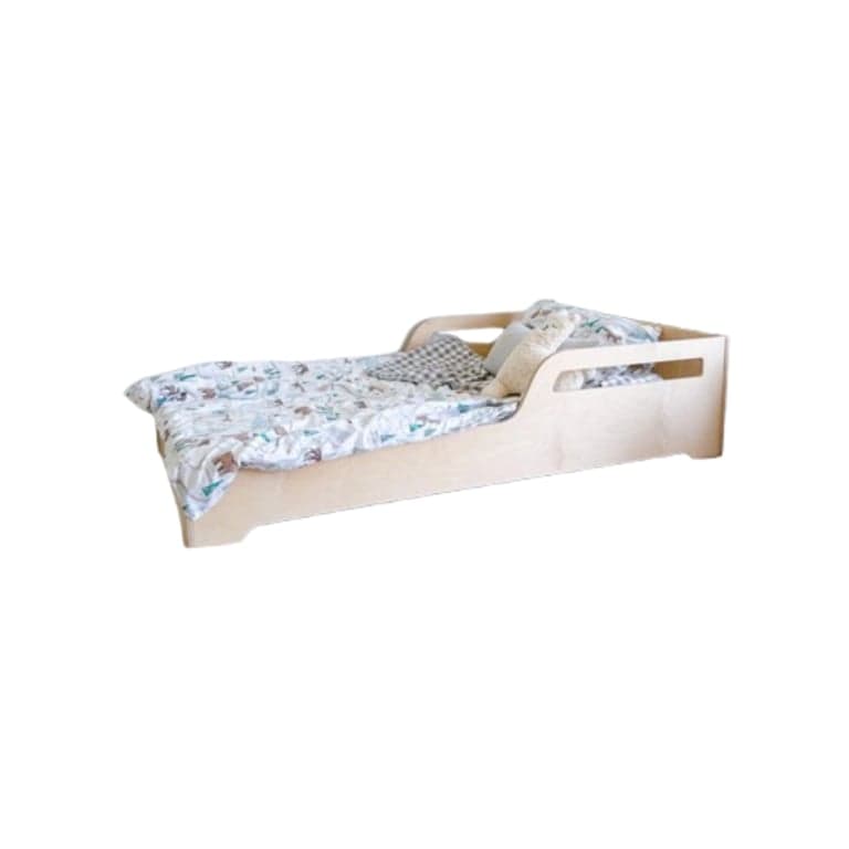 Magic of Wood Montessori Bed With Cutouts Ply King Single