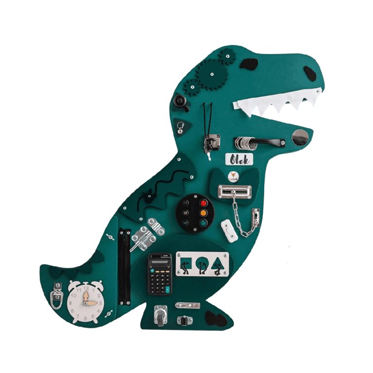 Foxy Family Busy Board Kosma le Dino Avec Nom Sans Support