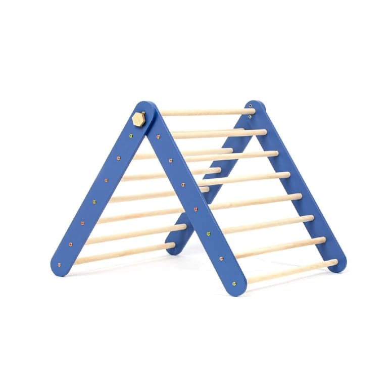 Duck Woodworks Shop Triangle d'escalade Bleu