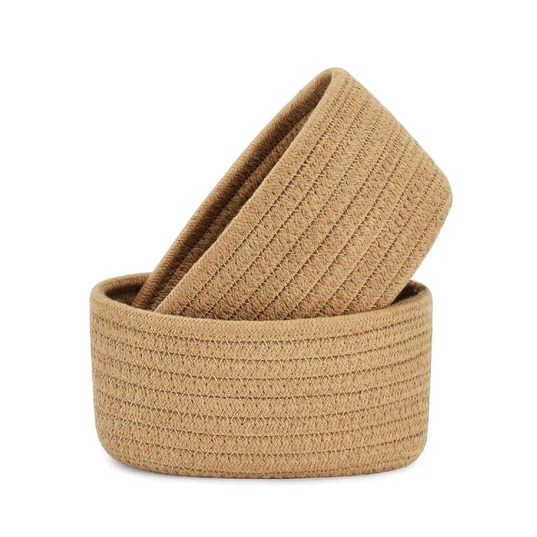 Abenkle Storage Baskets Set of 2 Brown