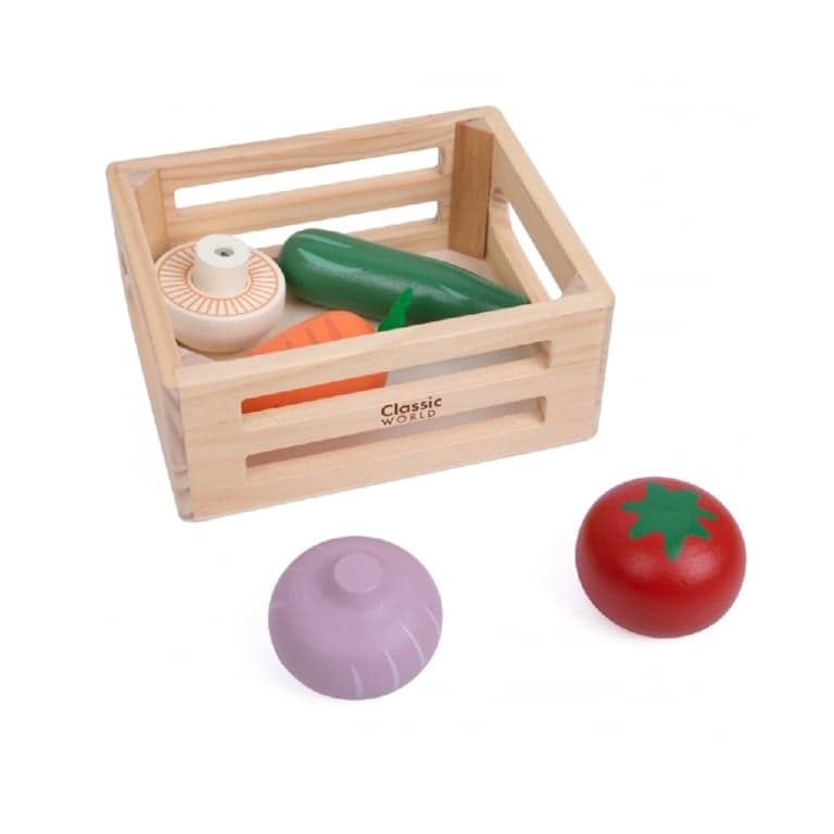 Classic World Jouets de Légumes dans un Panier
