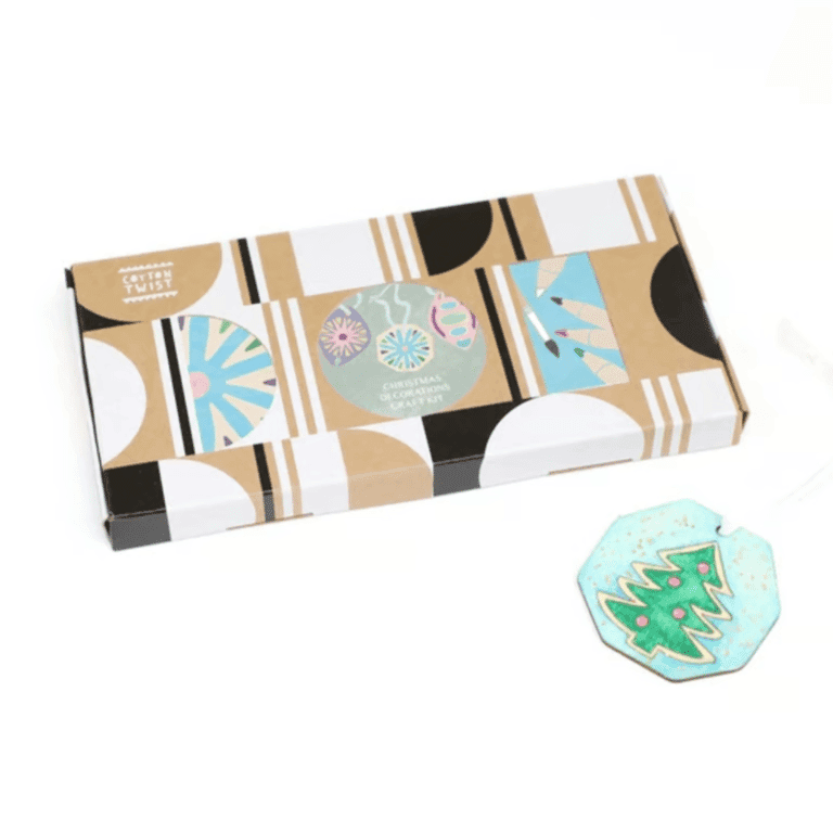 Cotton Twist Peins Tes Propres Boules de Noël Pailletées Kit de Bricolage