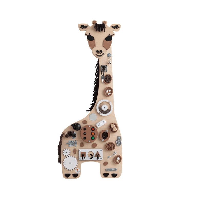 Foxy Family Girafe panneau d'activités sans nom non autoportant