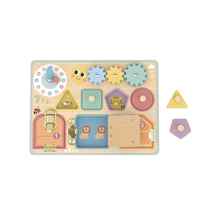Tooky Toy Busy Board Horloge