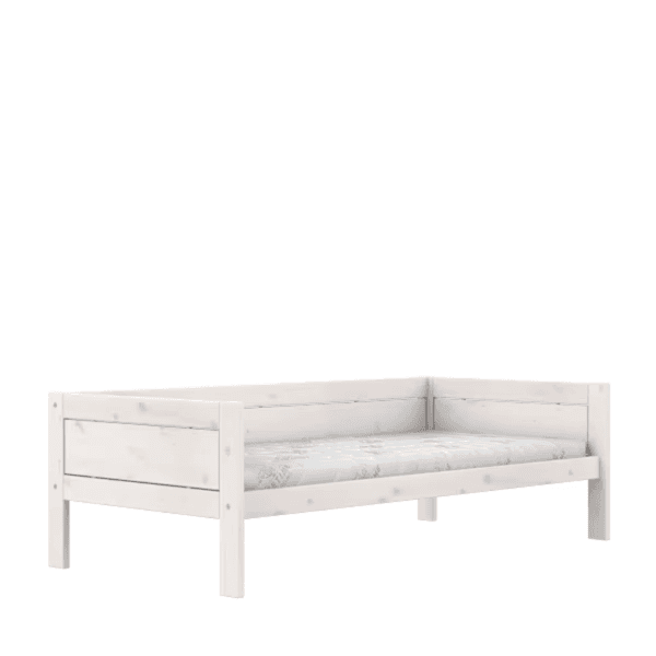 LIFETIME Kidsroom Lit simple pour enfant original 90 x 200 cm Whitewash Premium