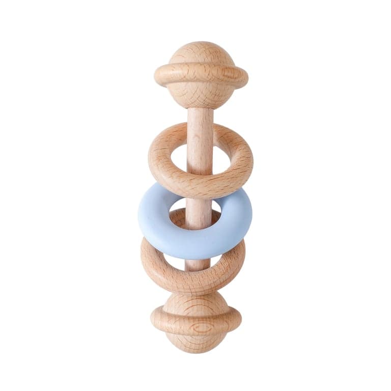 Wonder Space Baby Rattle Blue