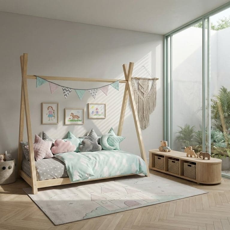 Mia&Lou Lit tipi standard Mary 90 x 200 cm