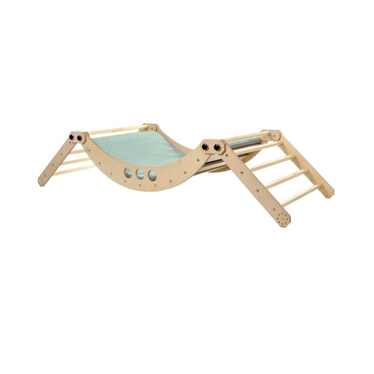 Luula Triangle d'Escalade & Ensemble Bascule Albero Matelas Vert Menthe