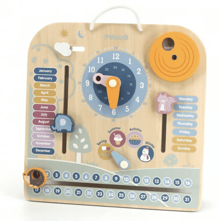 PolarB Tableau d'activités Calendrier et Horloge