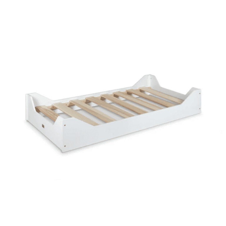 My Happy Helpers My First Monti Floor Bed White Twin