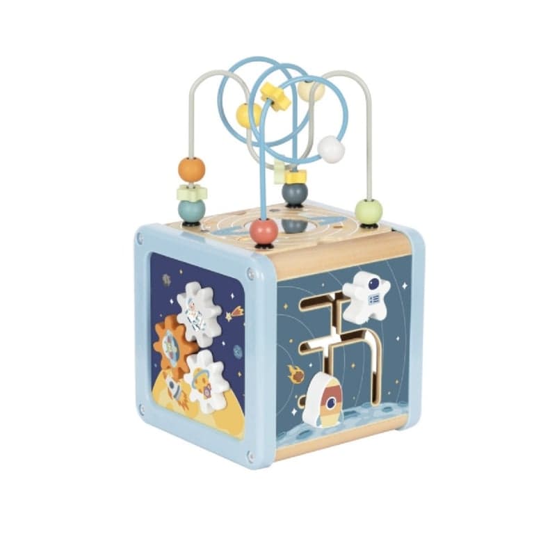 Tooky Toy Cube d'Activité Espace