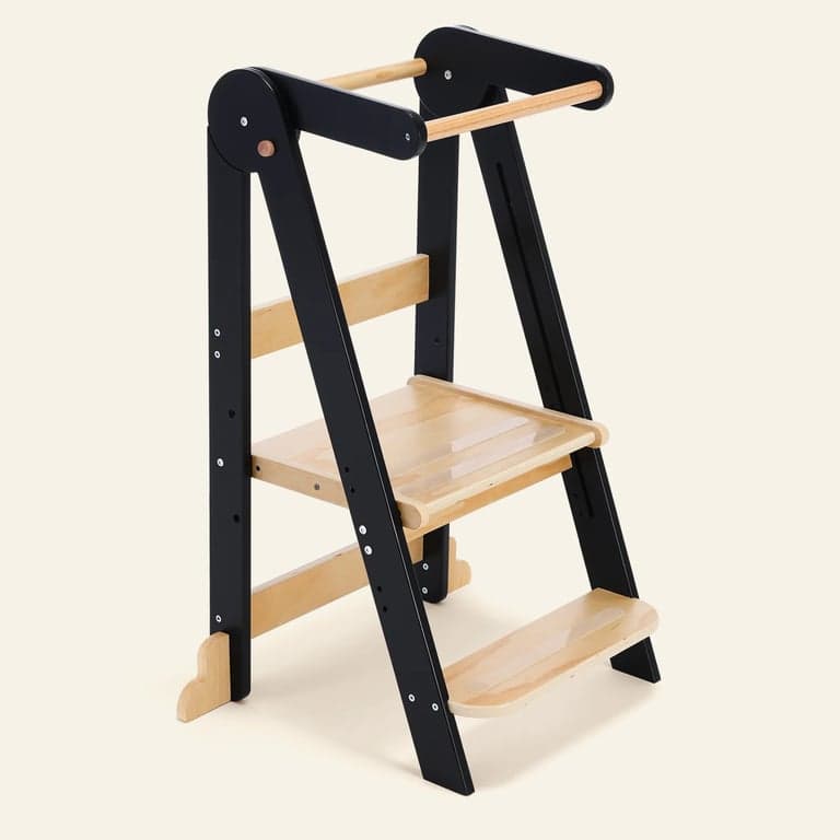 HARPPA Nordi Foldable Toddler Tower Black