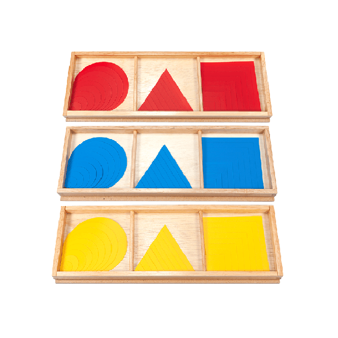 Alison's Montessori Circles, Squares, and Triangles