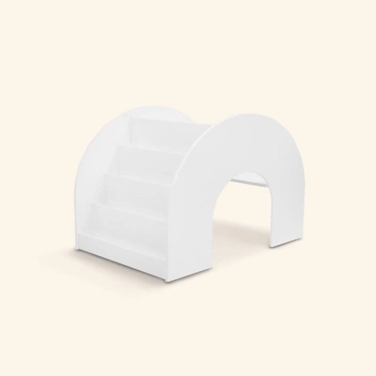 FitWood Kumpu Bibliothèque Montessori Blanche