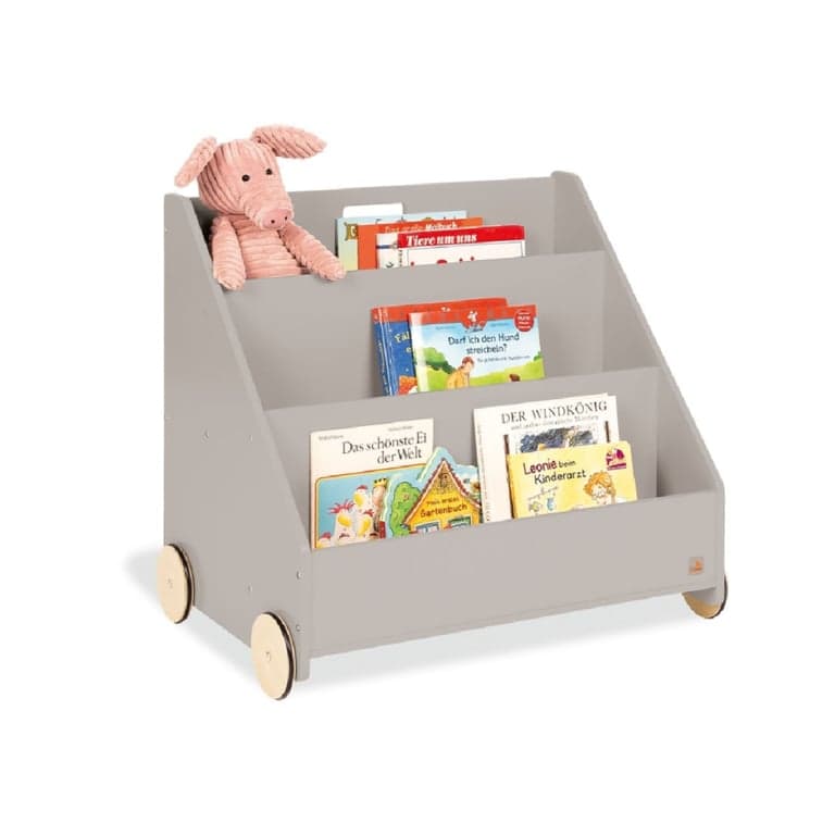 Pinolino Bibliothèque sur Roues Lasse Gris