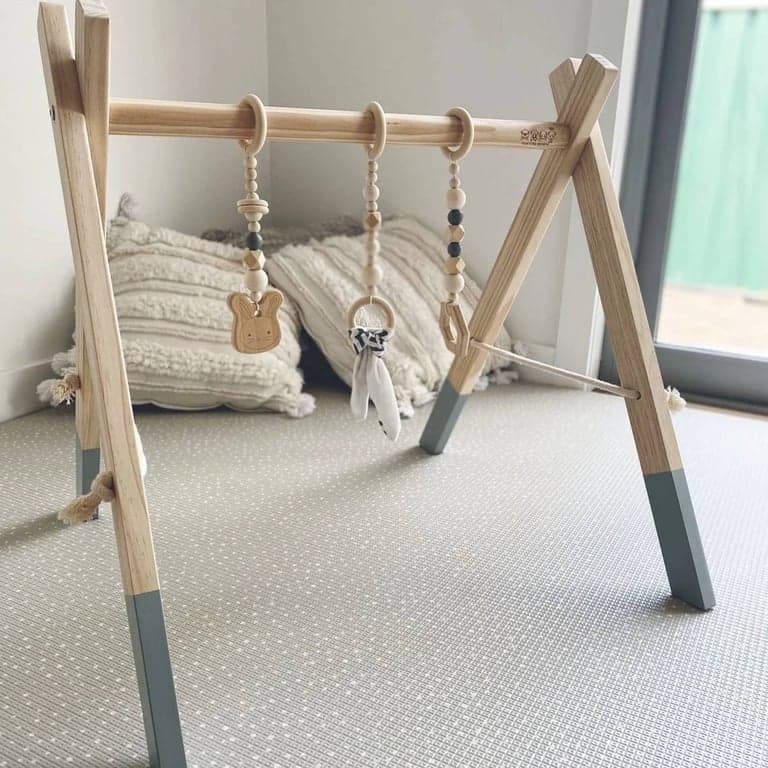 Four Little Monkeys Baby Play Gym Grey