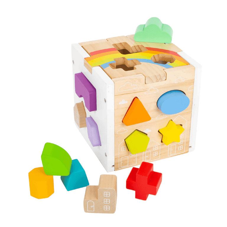 Small Foot Cube d'Activité Arc-en-ciel