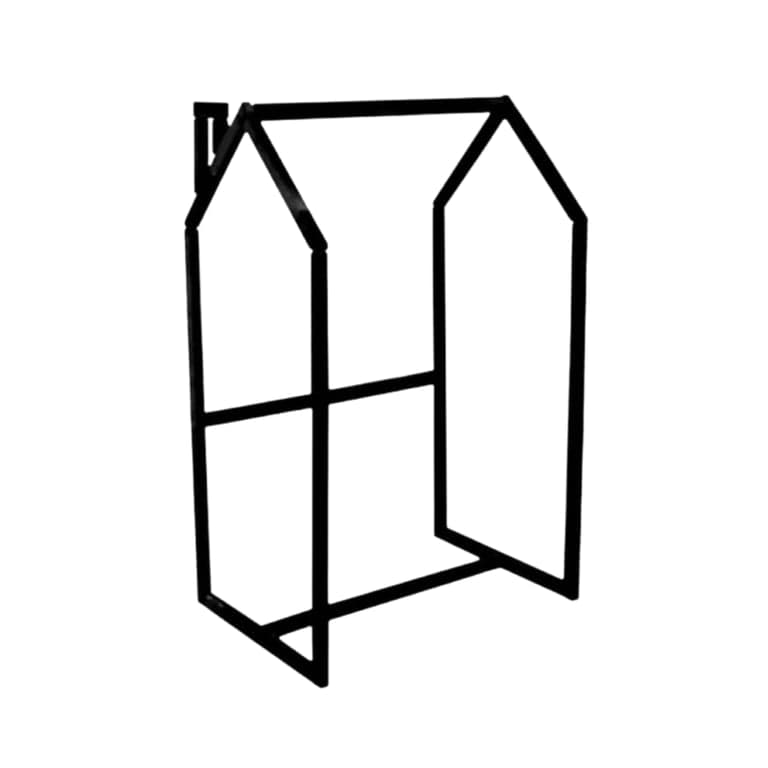 BusyWood Kids Clothing Rack Black