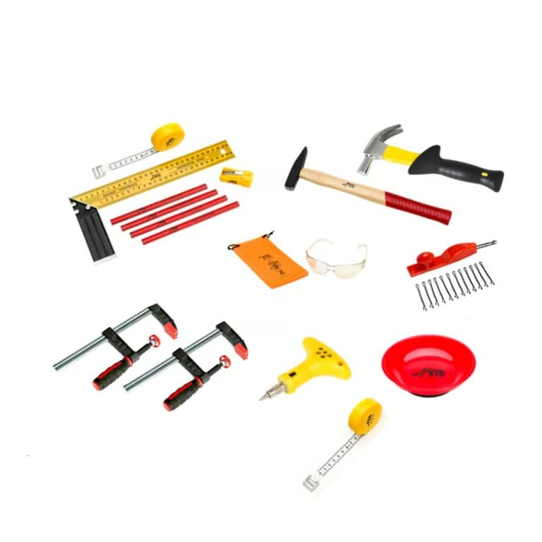 ToolKid™ coffret de menuiserie pour enfants, 15 pièces