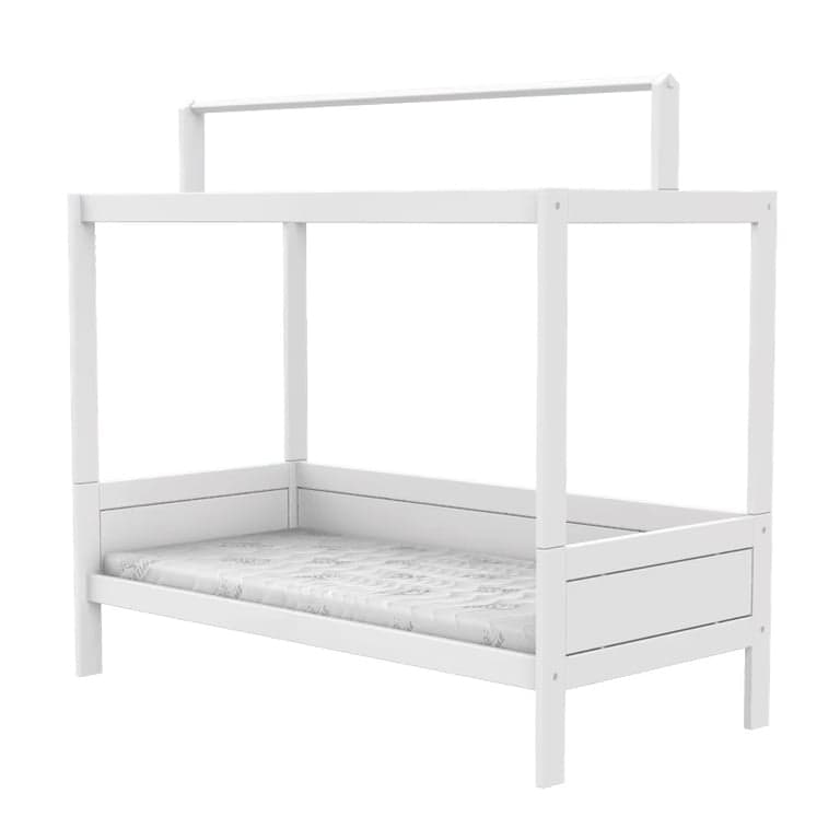 LIFETIME Kidsroom Lit enfant avec structure supérieure Blanc Premium