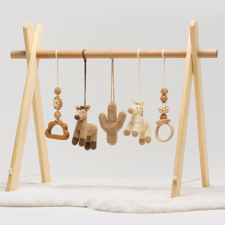 Wonder Pecker Horse Baby Play Gym Set