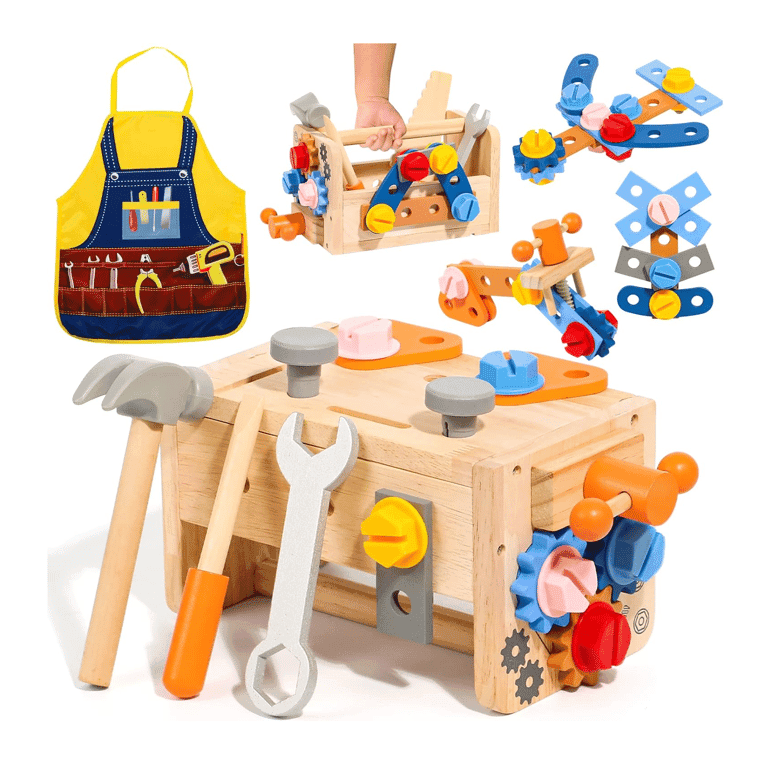 TONZE Kids Tool Set With Apron