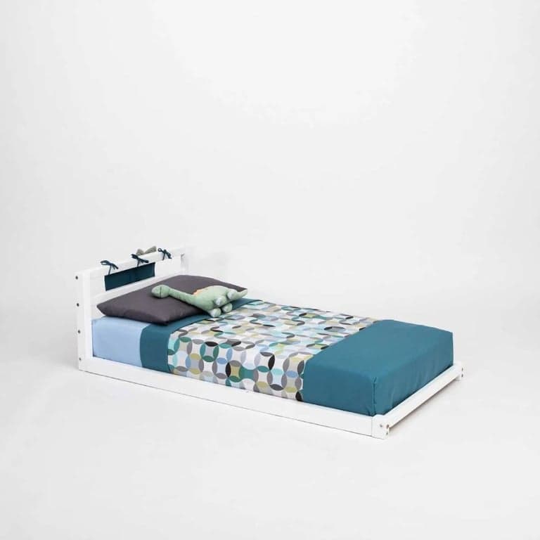 Sweet Home From Wood Floor Bed Full White