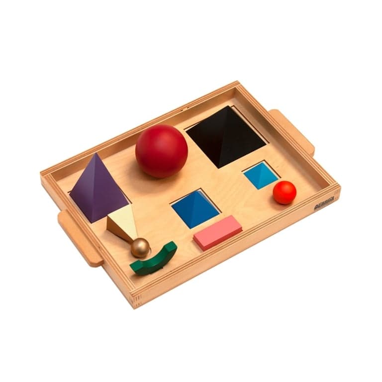 Alison's Montessori Grammar Symbol Solids With Base Premium Quality