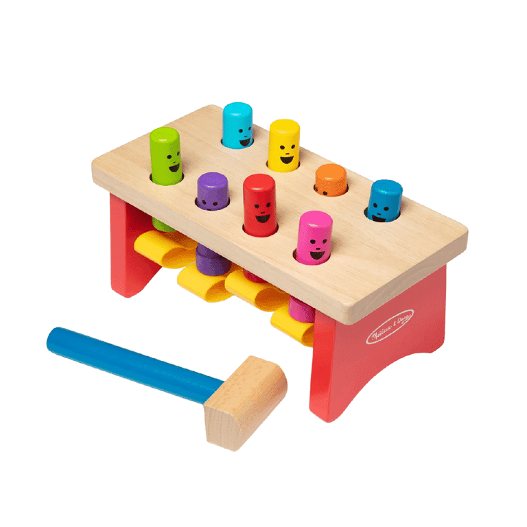 Melissa & Doug Hammer Bench Toys With Mallet Deluxe