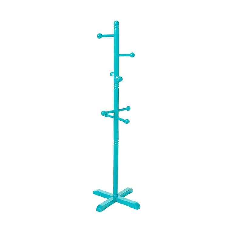 Frenchi Furniture Freestanding Kid's Coat Rack Blue