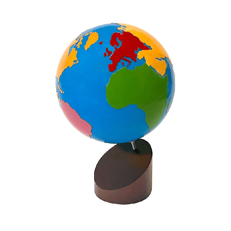 Kid Advance Montessori Parts of the World Globe