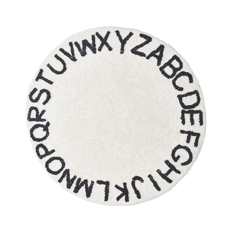 Wonder Space ABC Alphabet Play Mat White