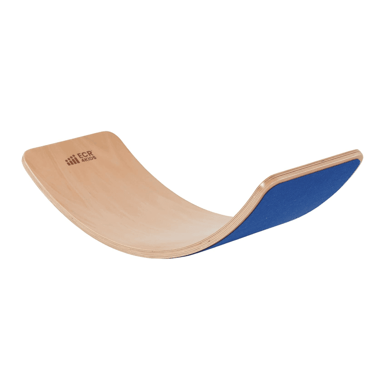ECR4Kids Balance Board With Felt Base Blue