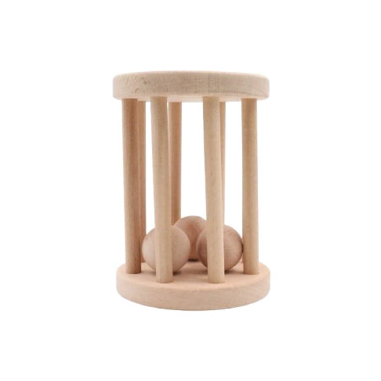 Akasia Wood Art Ball Cylinder Big Ball