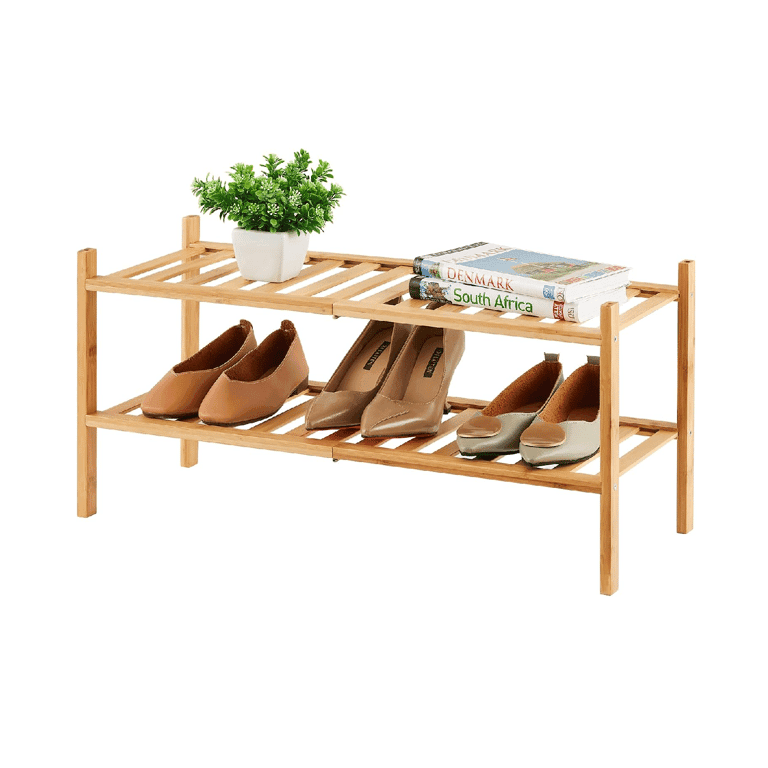 viewcare Shoe Rack 2-Tier Natural