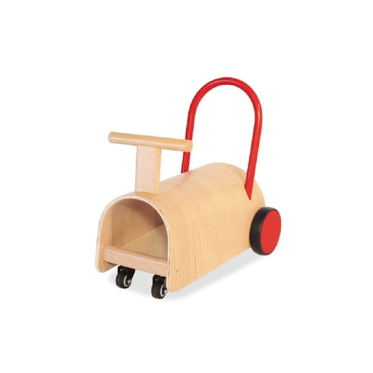 Pinolino 4 Roues Porteur Enzo Naturel Rouge