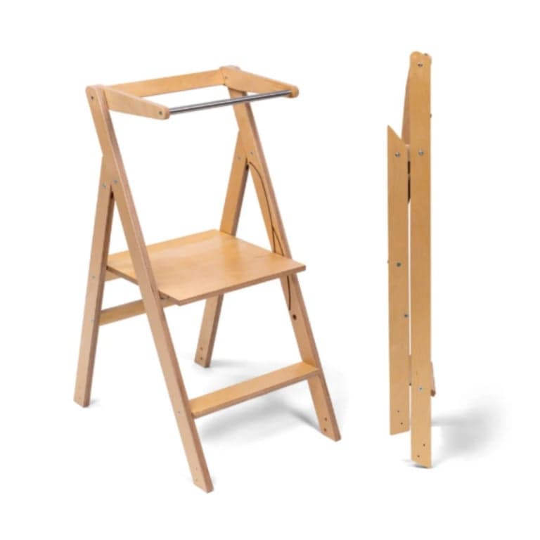 Ette Tete Step N Fold Tour pour tout-petits en bois