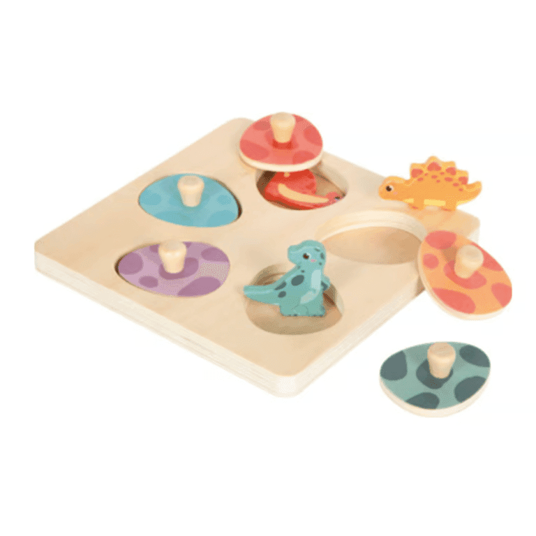 Small Foot Puzzle mémoire en bois Dino