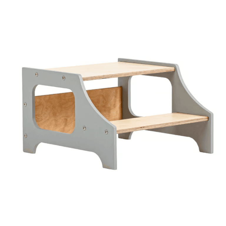 Duck Woodworks Shop Marchepied Gris