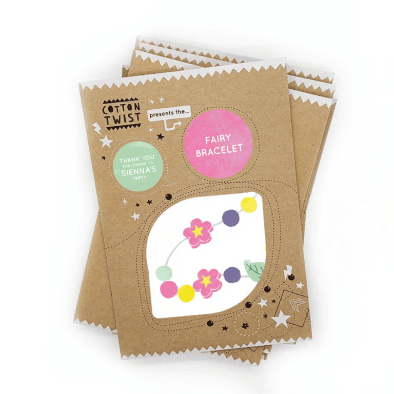 Cotton Twist Fabrique Ton Propre Bracelet: Fleurs